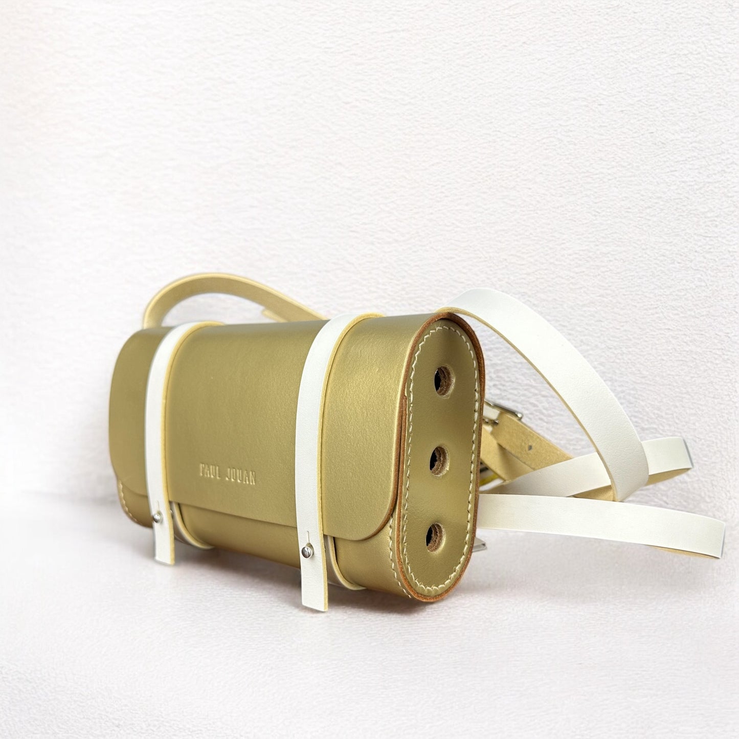 Rosalie Or à lanières blanches