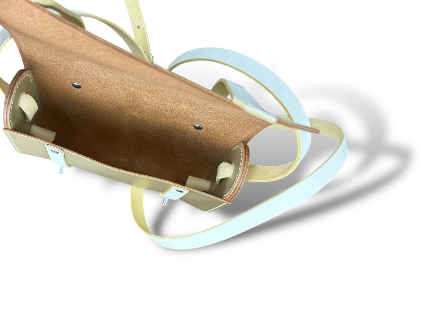 Rosalie Or à lanières blanches