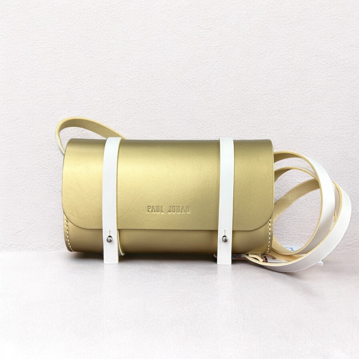 Rosalie Or à lanières blanches